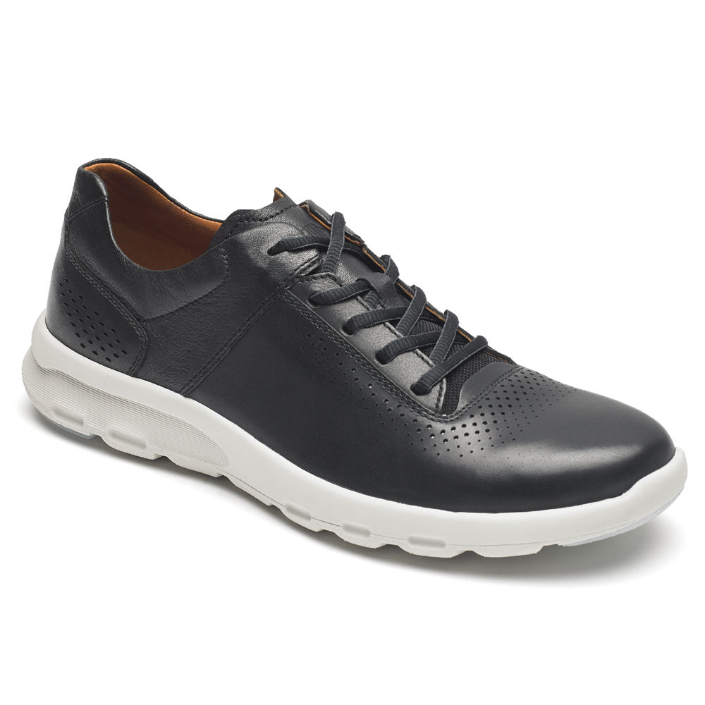 Zapatillas Rockport Hombre Mexico - Pulsetech Plain Toe Negros - LYXNO7849